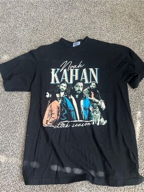 Noah Kahan Black 'Stick Season' Graphic Tee - Gildan